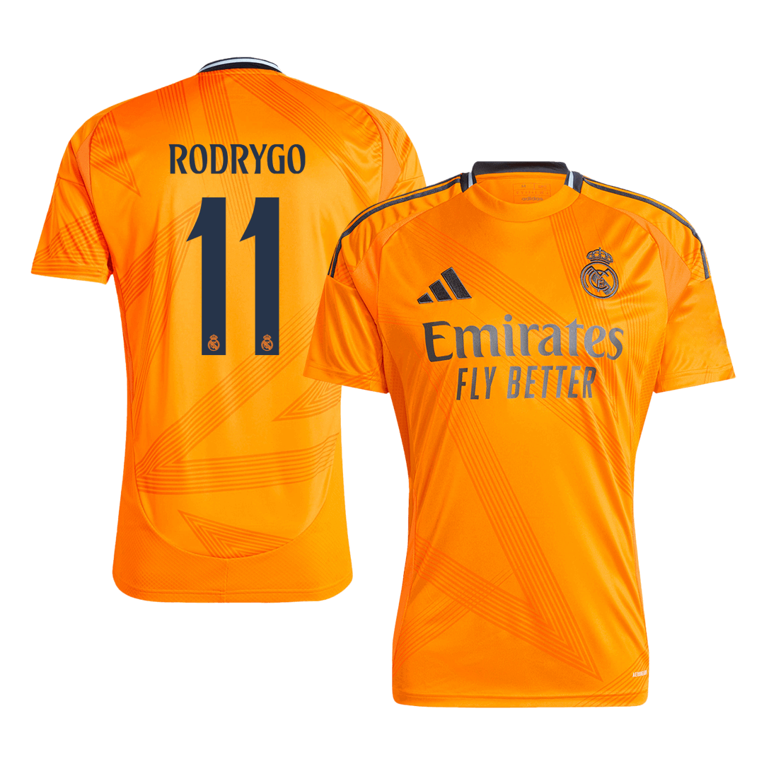 RODRYGO #11 Real Madrid Away Soccer Jersey 2024