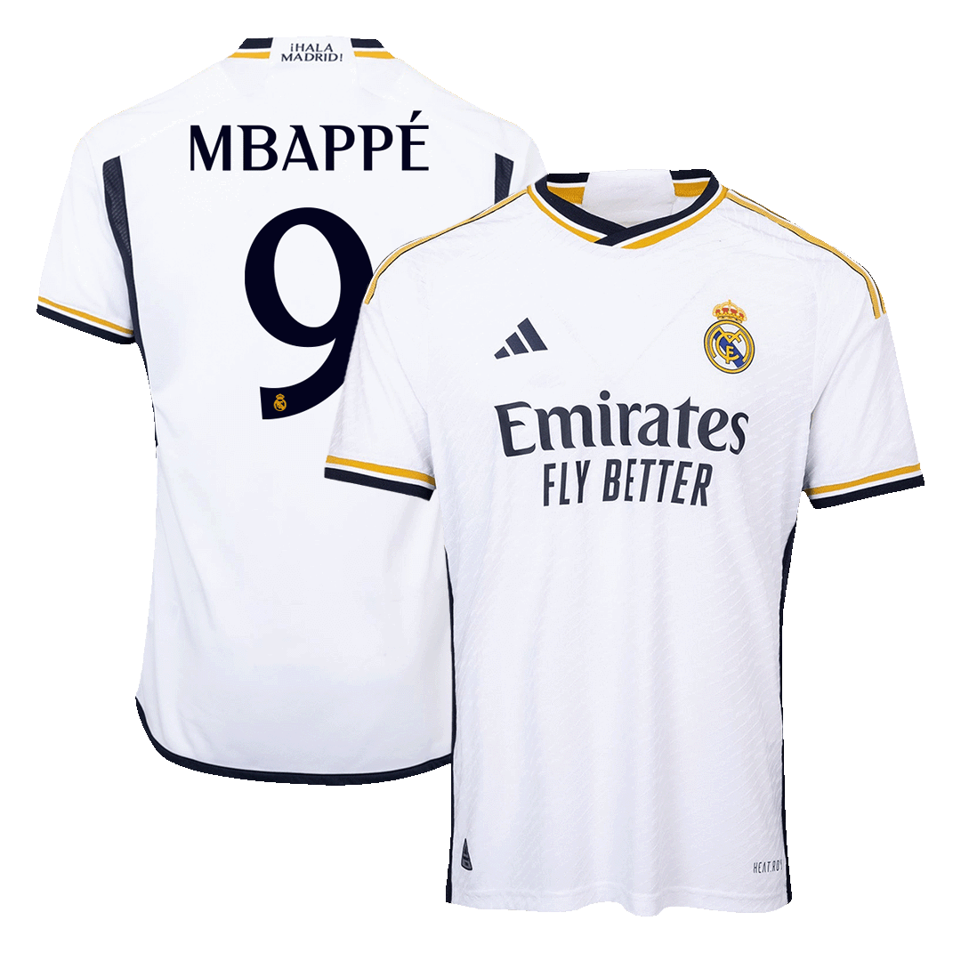 MBAPPE #9 Real Madrid Home Premium Soccer Jersey 2023/24