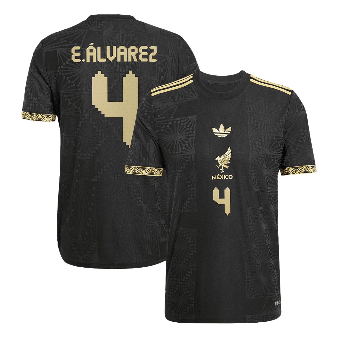 E.ALVAREZ #4 Mexico Third Away Premium Soccer Jersey 2025 /Gold Cup