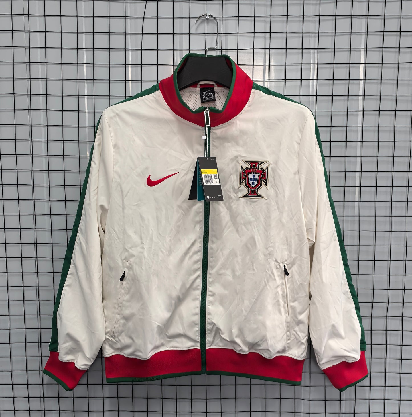Portugal 2010 Retro World Cup Windbreaker White