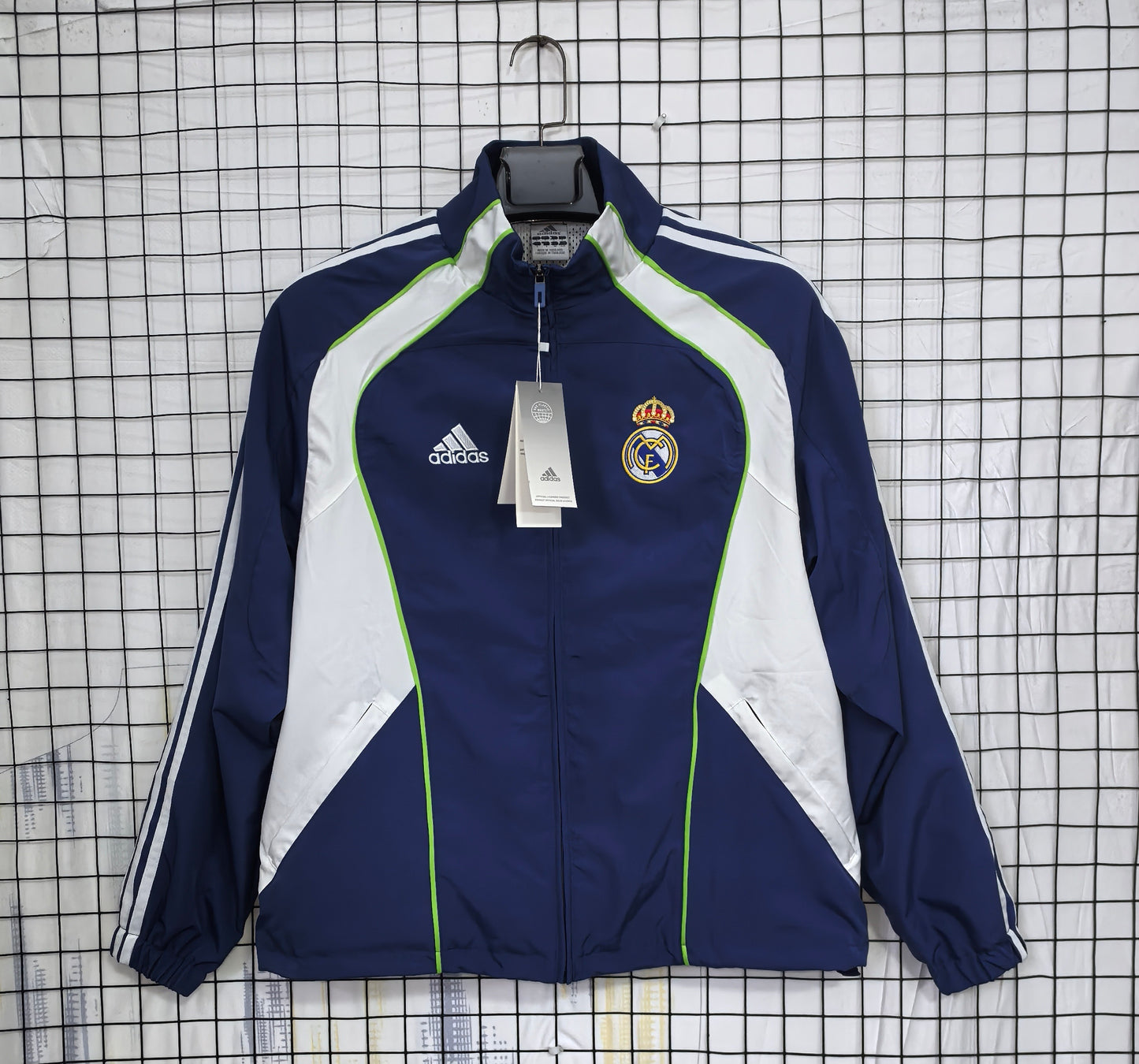 Real Madrid 2010/11 Retro Windbreaker Blue