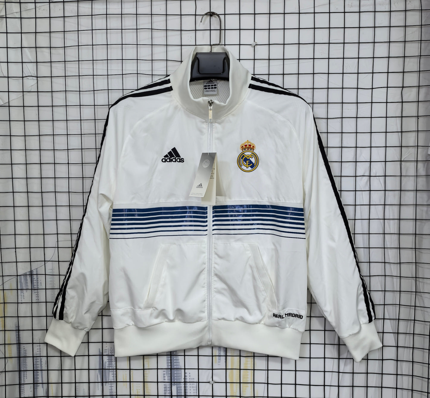 Real Madrid 2012/13 Retro Windbreaker White