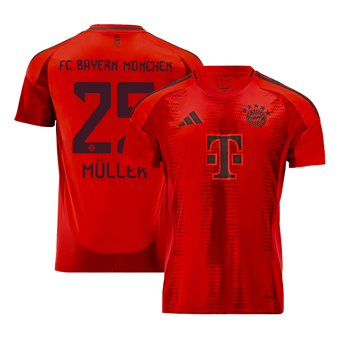 MULLER #25 Bayern Munich Home Soccer Jersey 2024/25