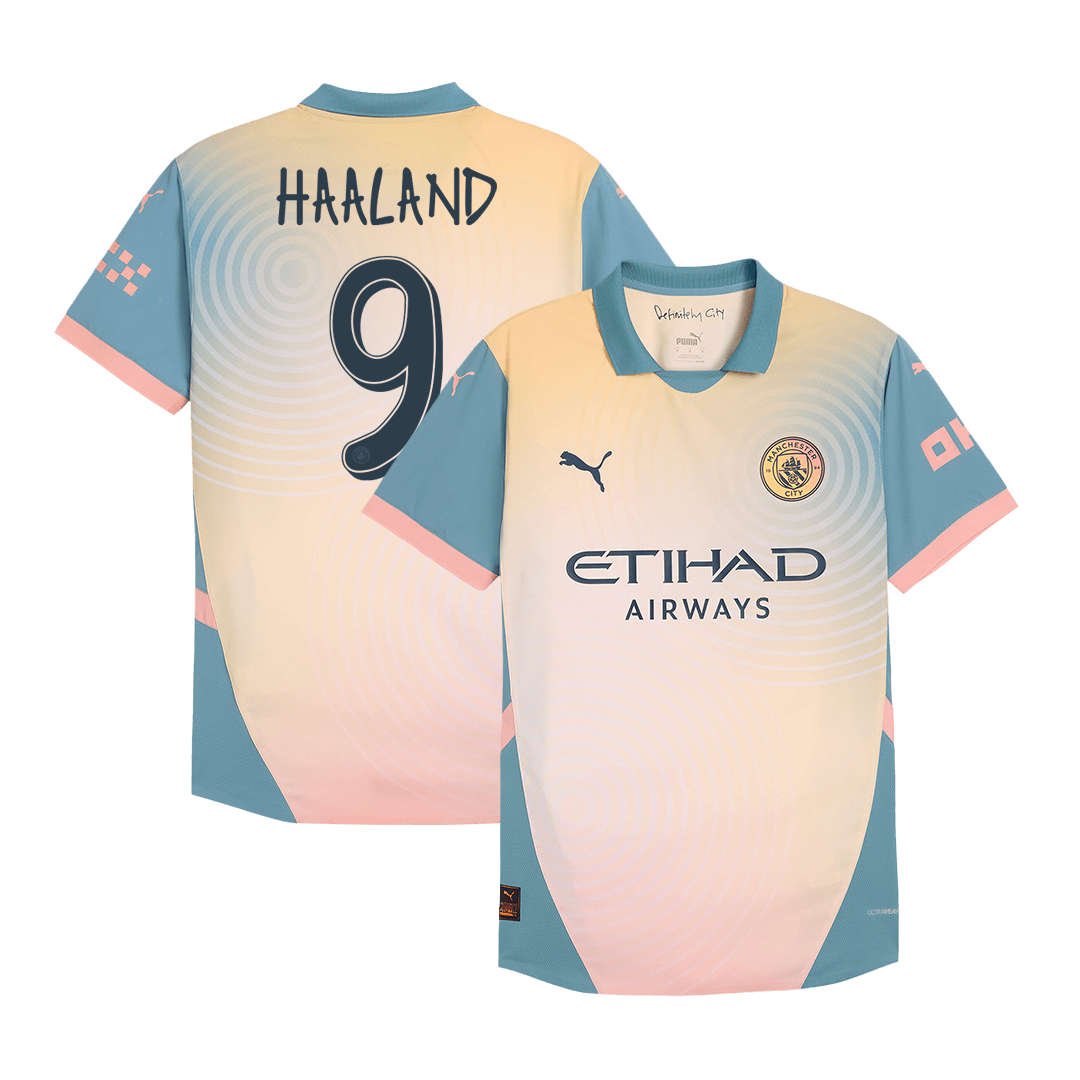HAALAND #9 Manchester City Fourth Away Premium Soccer Jersey 2024/ Definitely City (UCL)