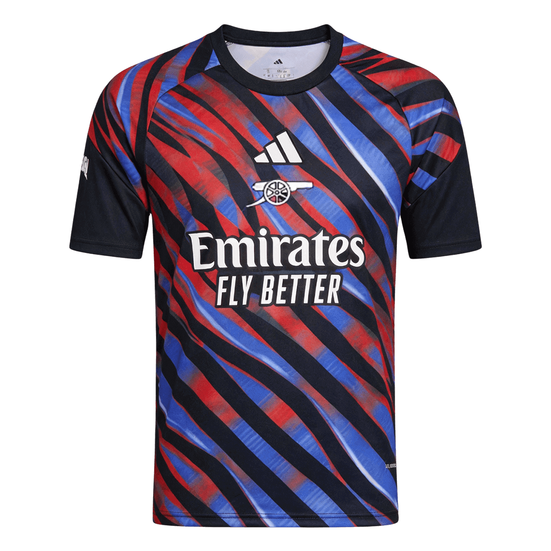 Arsenal Pre-Match Soccer Jersey 2025/26 Blue-Red
