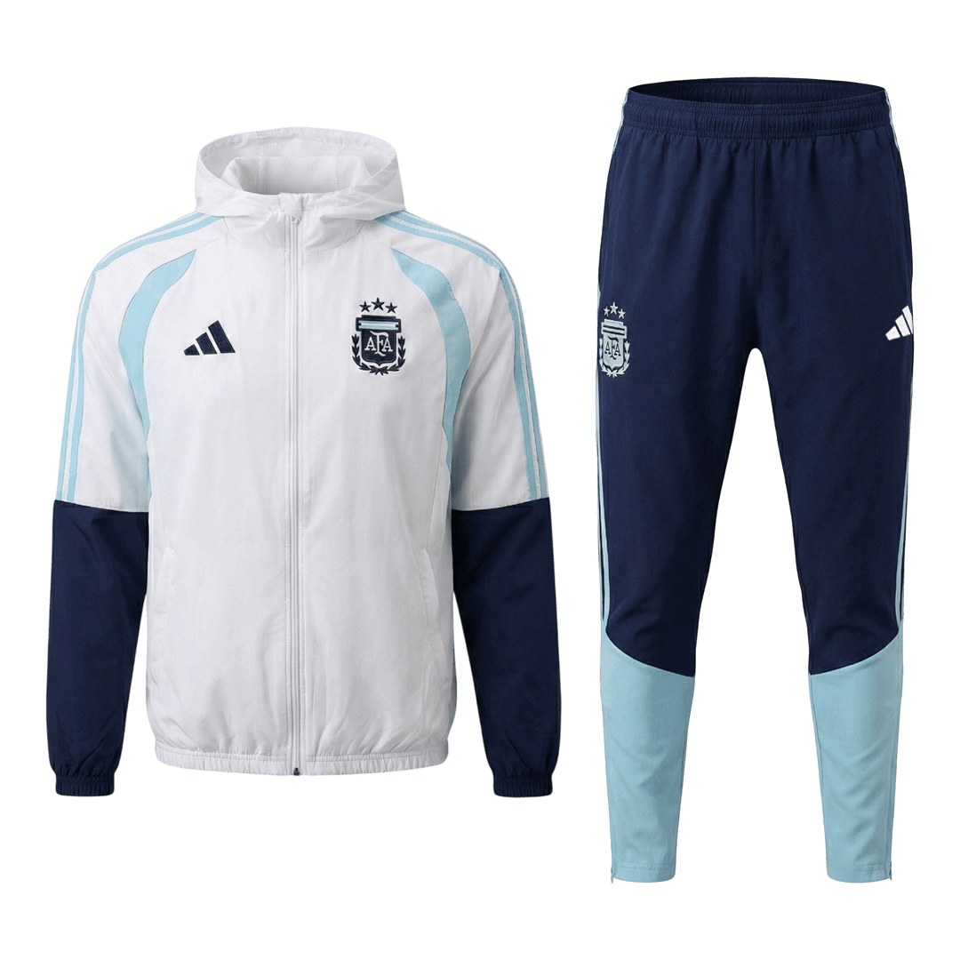 Argentina Hoodie Tracksuit 2026 World Cup White