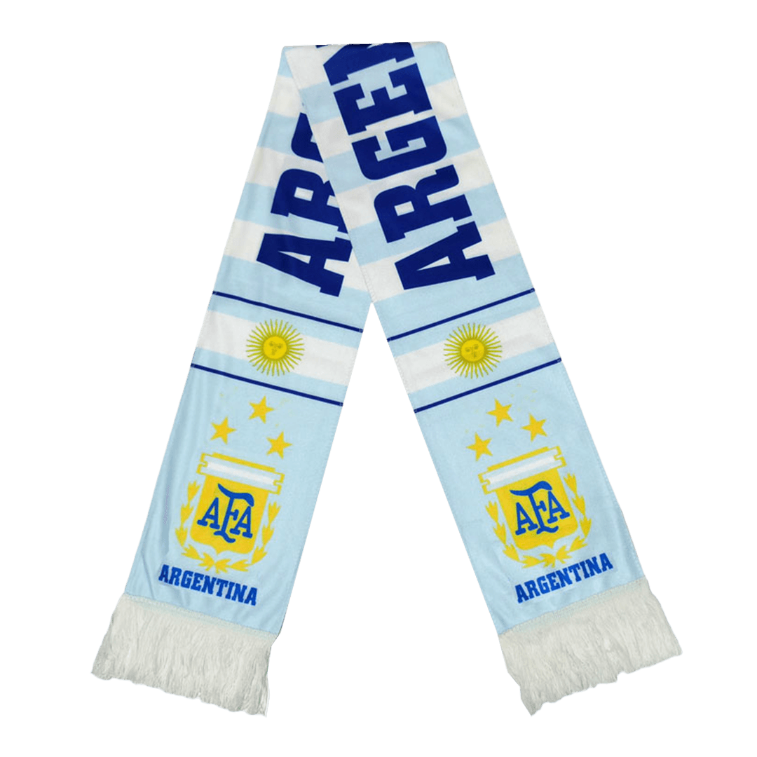 Argentina Soccer Scarf Blue