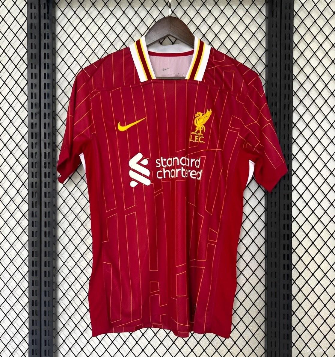 24/25 Liverpool Home Soccer Fan Jersey