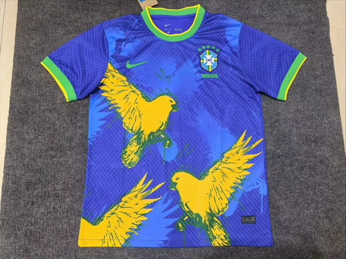 2025 Brazil Blue Special Soccer Fan Jersey