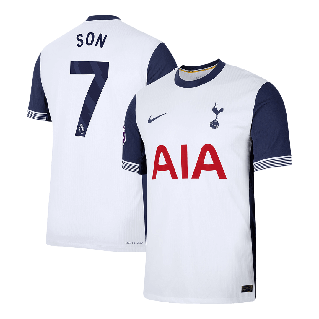 SON #7 Tottenham Hotspur Home Premium Soccer Jersey 2024/25