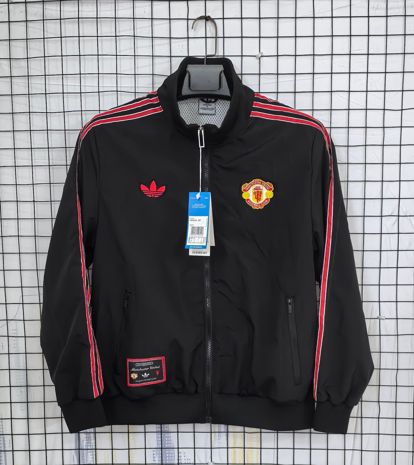 Manchester United 2024/25 Windbreaker Black