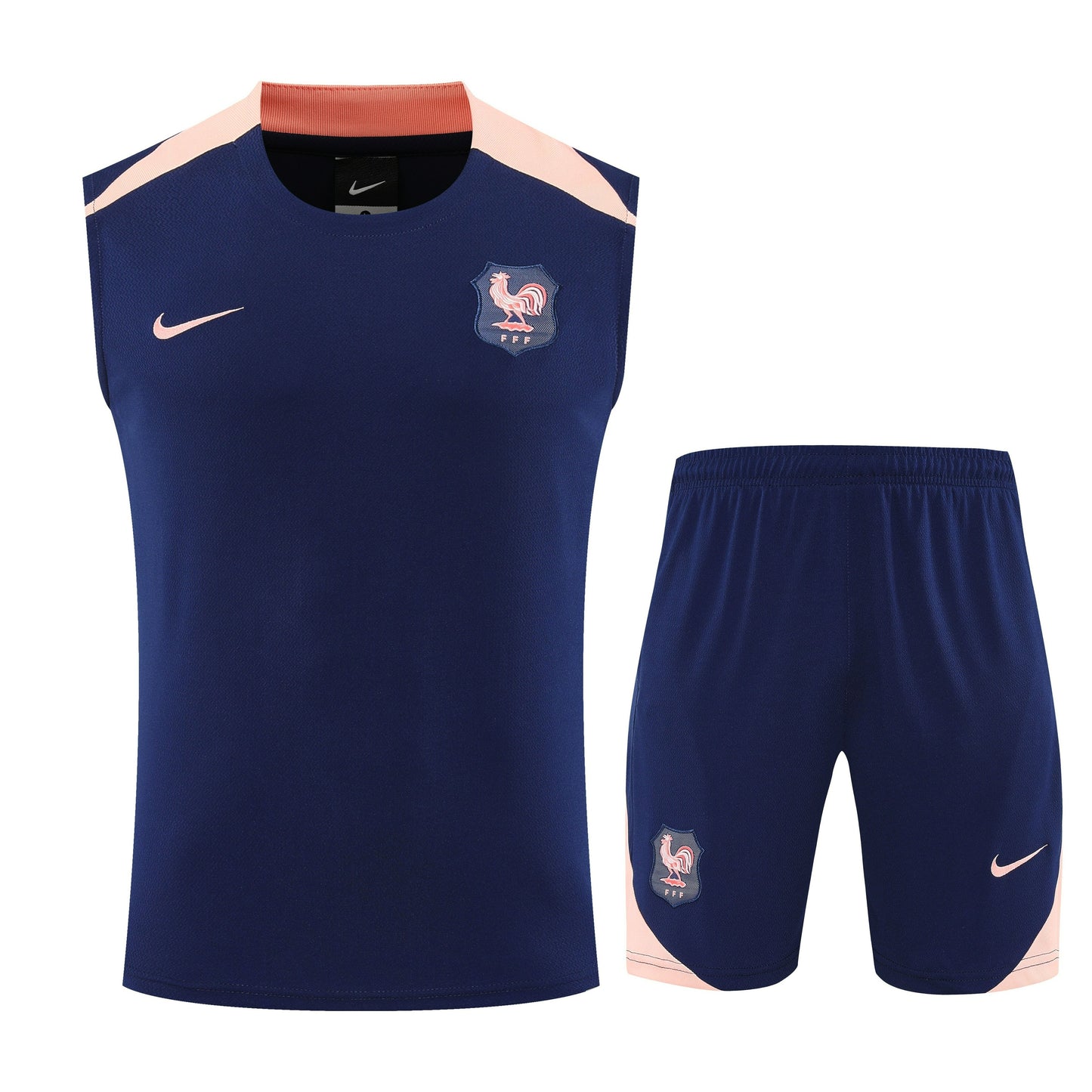 France 2025 Sleeveless Training Kit Blue