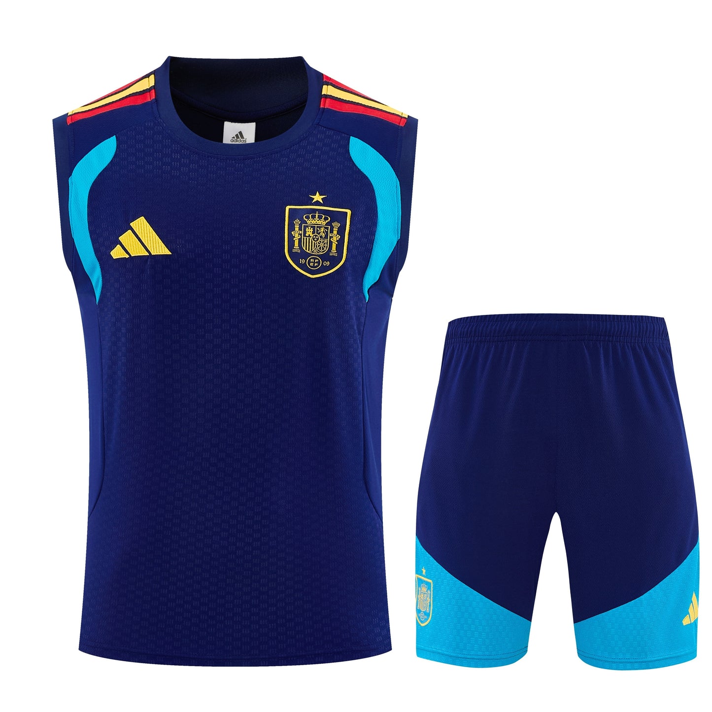 Spain 2026 World Cup Sleeveless Training Kit Blue