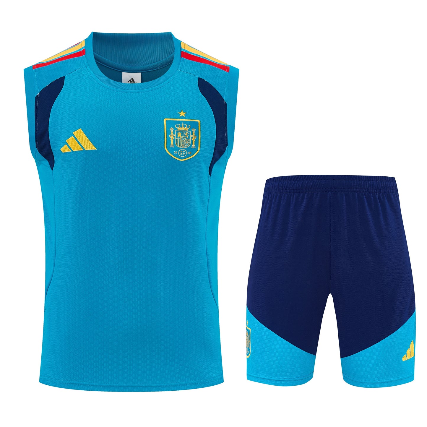 Spain 2026 World Cup Sleeveless Training Kit Blue