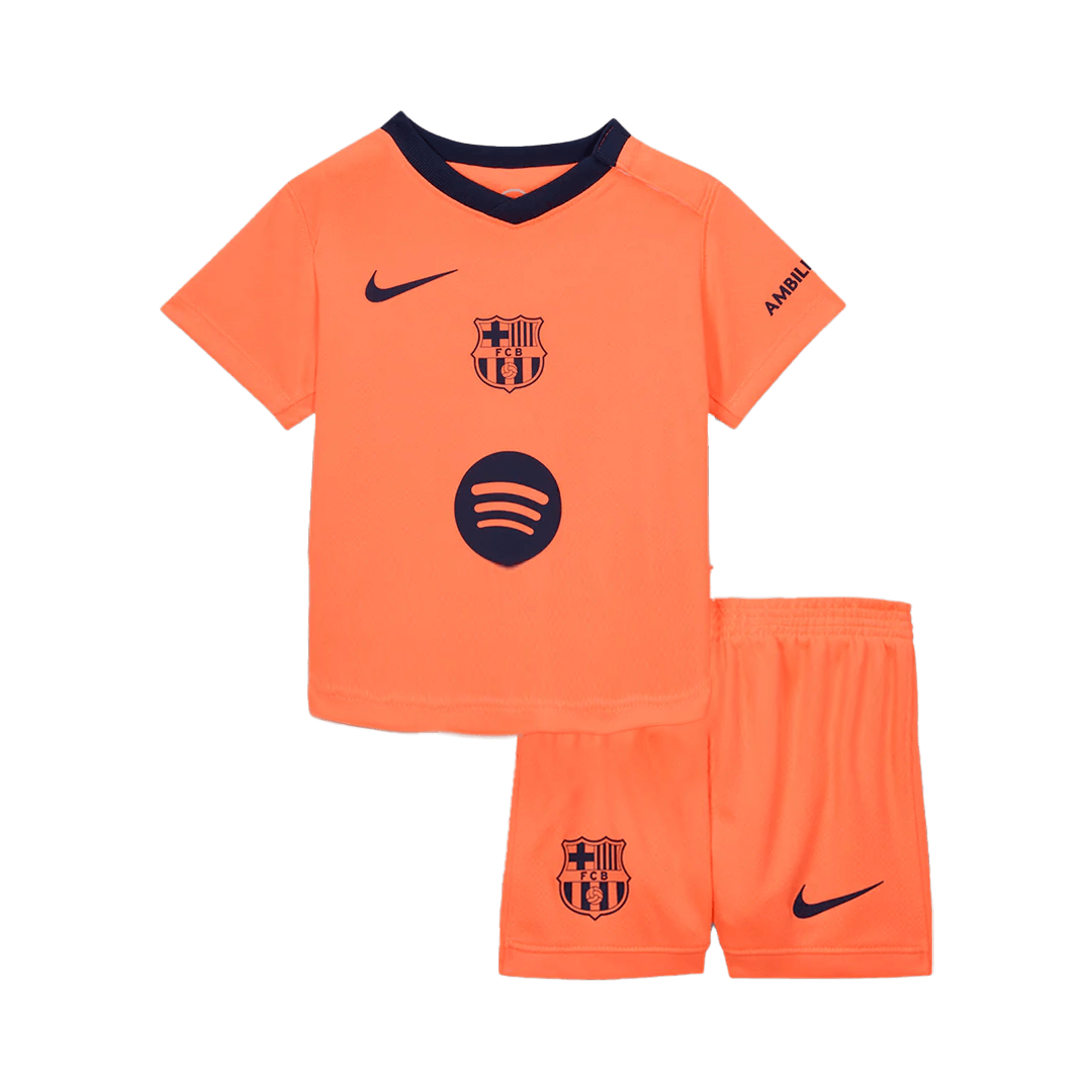 Barcelona Third Away Kids Jerseys Kit 2025/26 Blaugrana