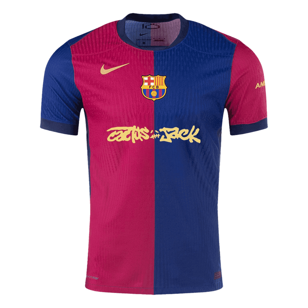 Barcelona X Travis Scott Home Premium Soccer Jersey 2024/25