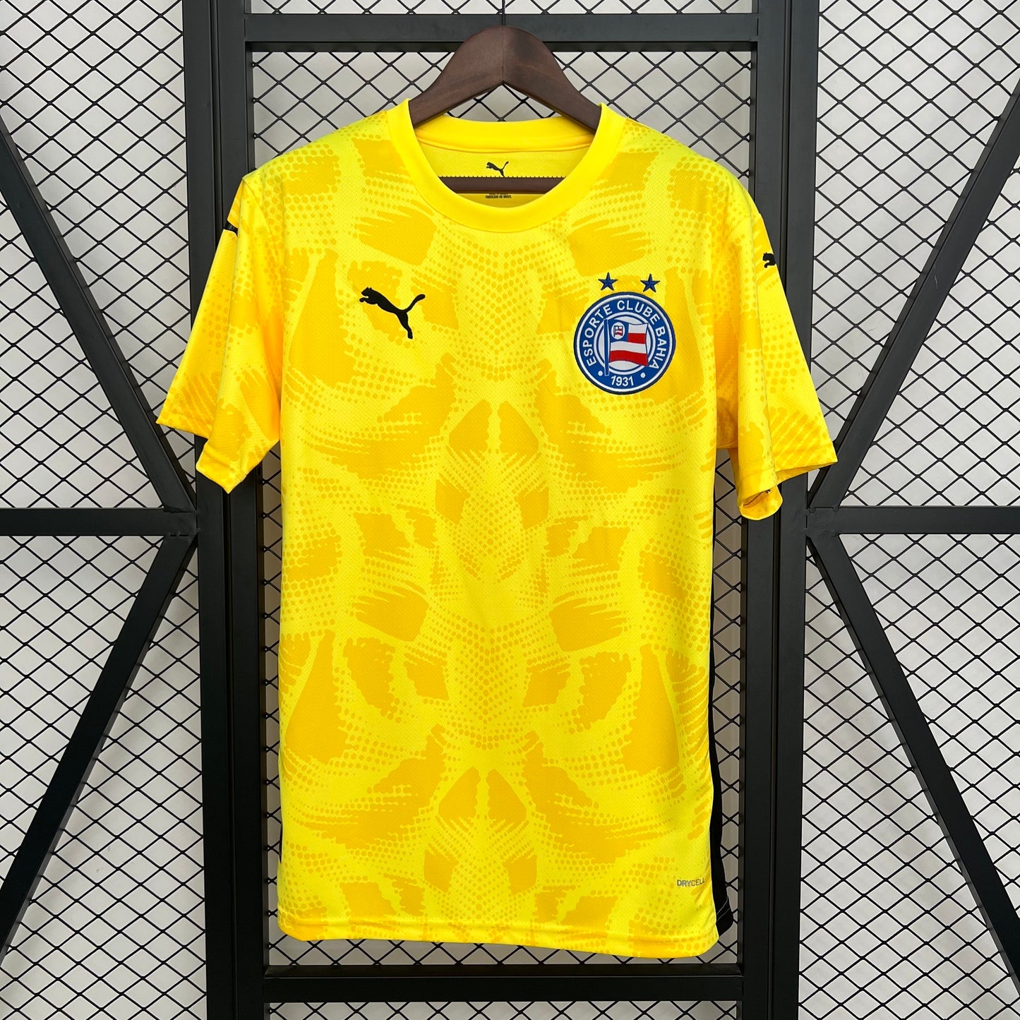 25/26 Bahia Goalkeeper Yellow Soccer Fan Jersey