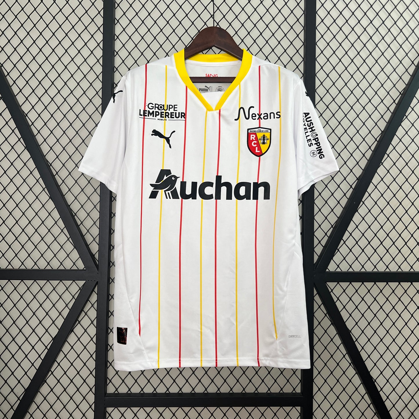 24/25 Lens third away white soccer Fan Jersey