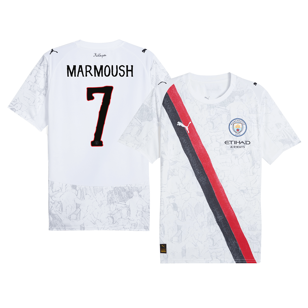 MARMOUSH #7 Manchester City KidSuper Soccer Jersey 2025/26 Club World Cup