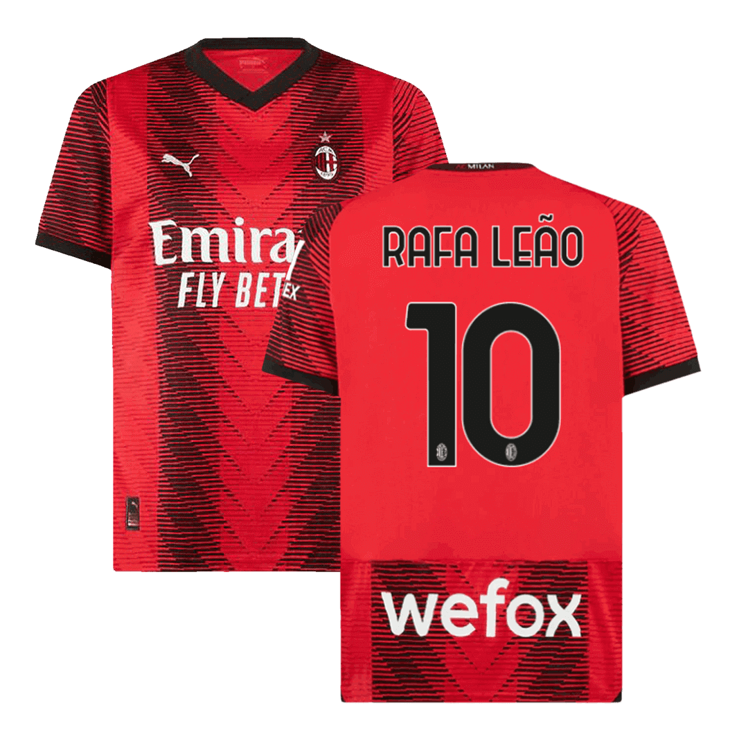 RAFA LEAO #10 AC Milan Home Jersey 2023/24
