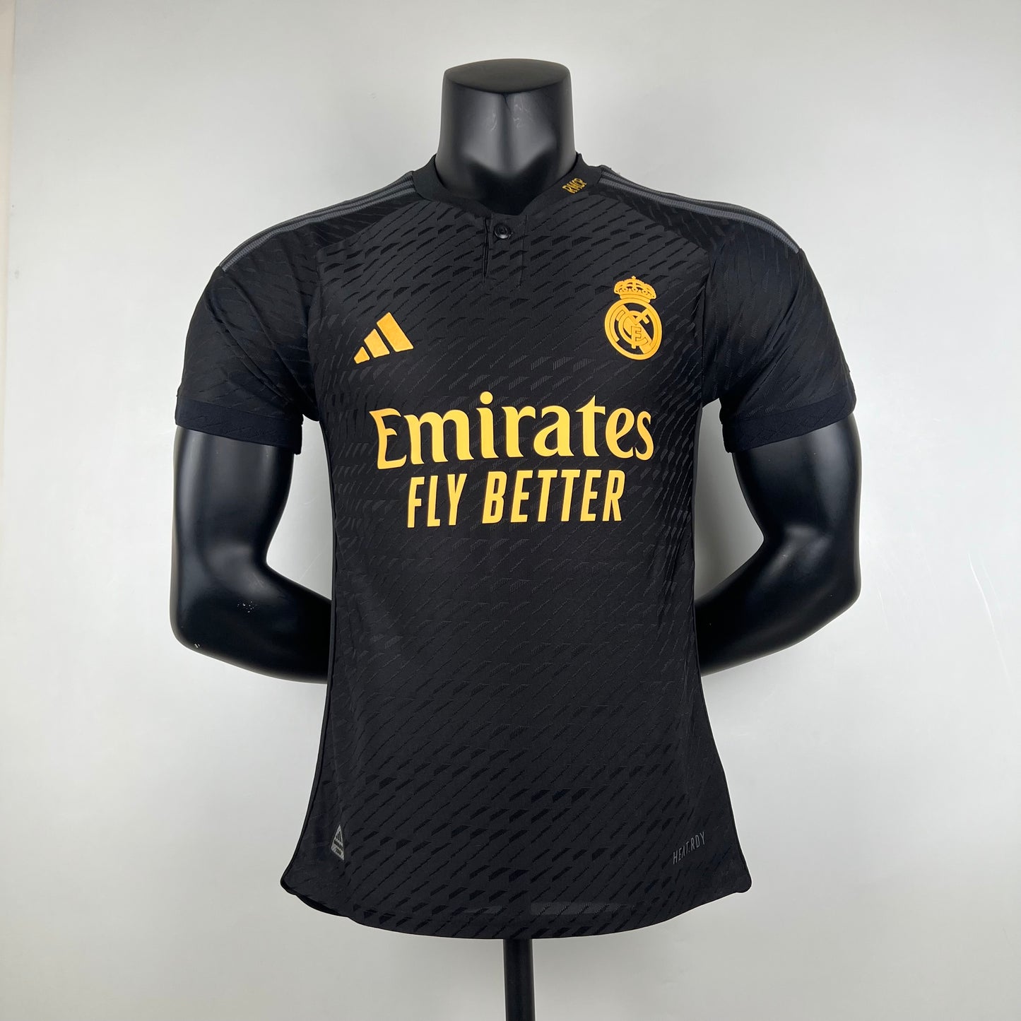 23/24 Real Madrid third away black Player Fan Jersey