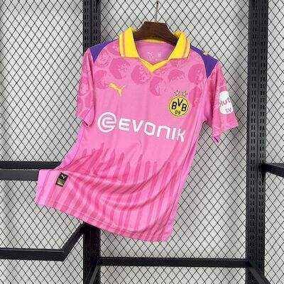 25/26 Borussia Dortmund Pink Special Soccer Fan Jersey
