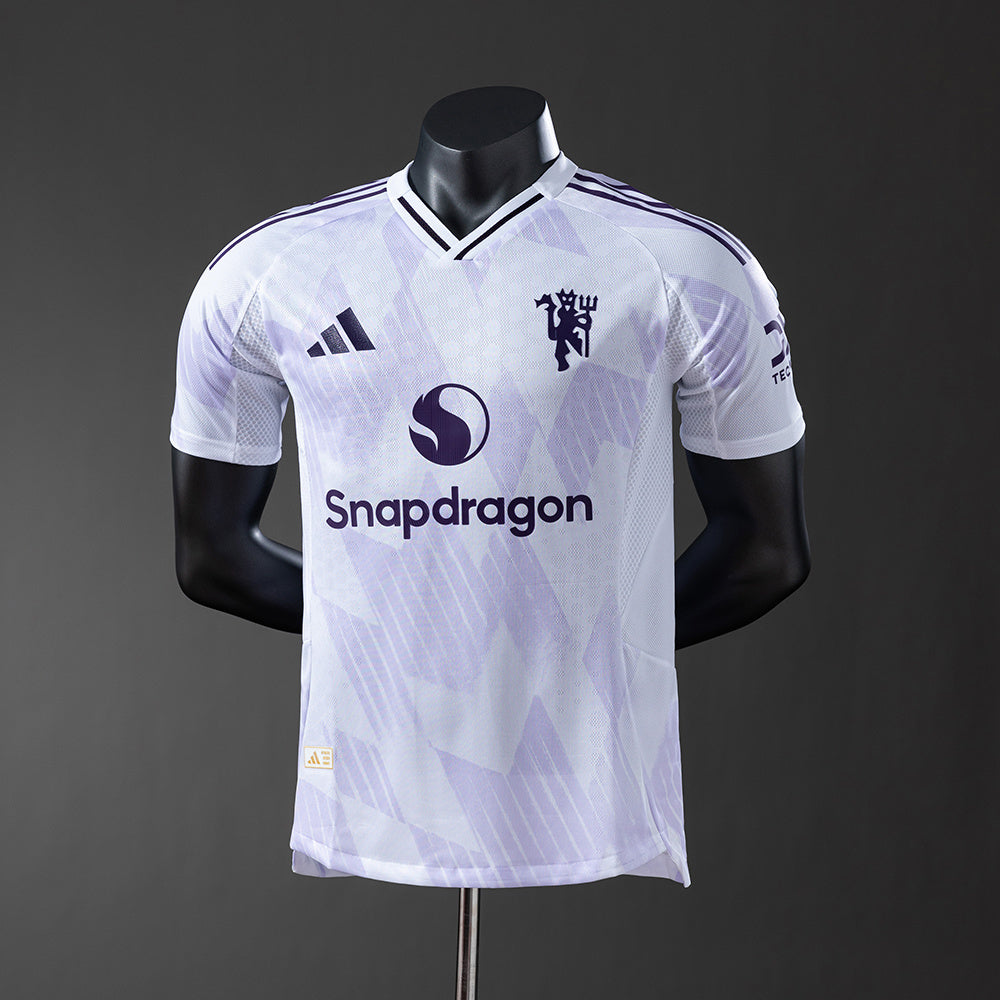 25/26 Manchester United Away white Player Fan Jersey
