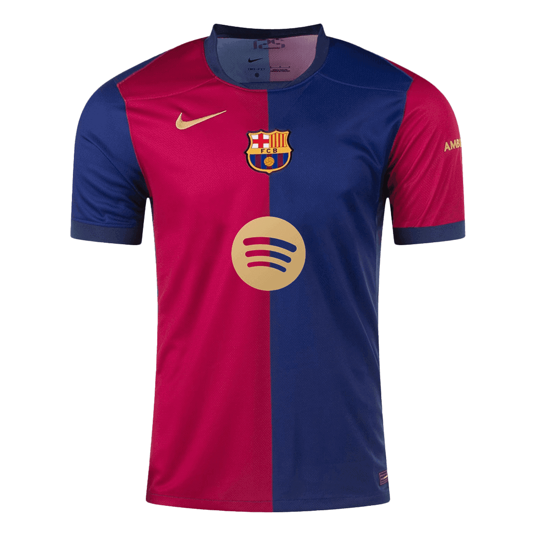 Barcelona Home Soccer Jersey 2024/25/Spotify Logo Without Text