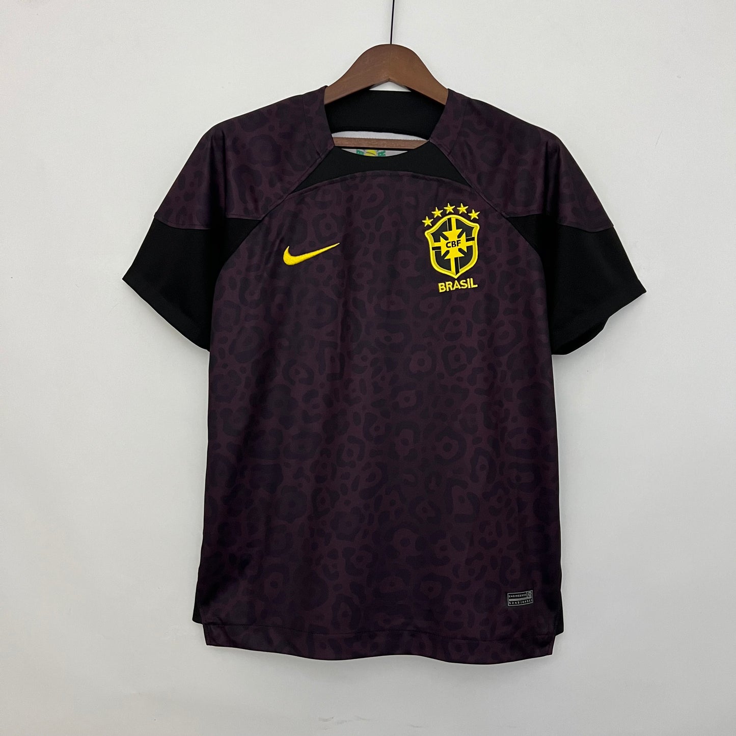 2022 World Cup Brazil Goalkeeper Brown Soccer Fan Jersey