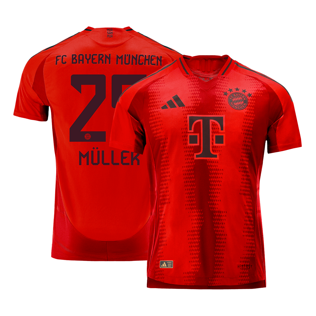 MULLER #25 Bayern Munich Home Premium Soccer Jersey 2024/25