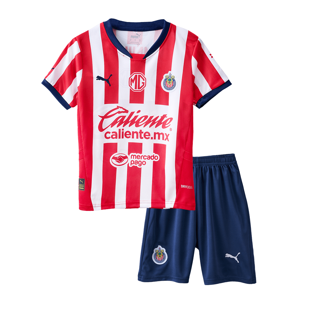 Chivas Home Kids Soccer Jerseys Kit 2024/25