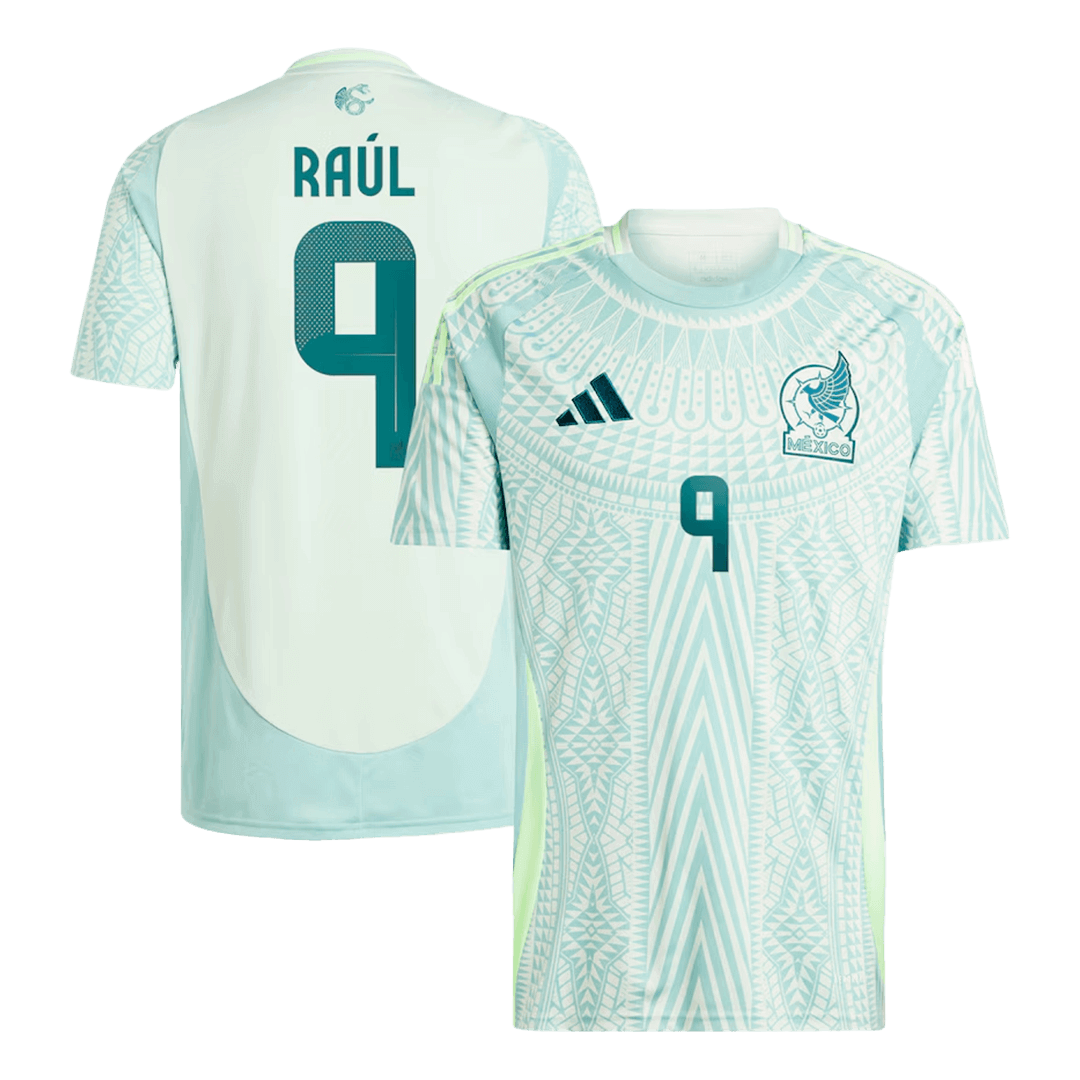 RAUL #9 Mexico Away Soccer Jersey Copa America 2024