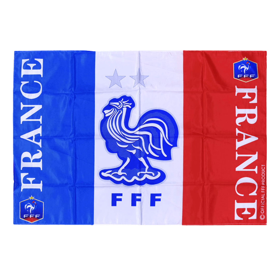 France Team Flag Blue-White-Red