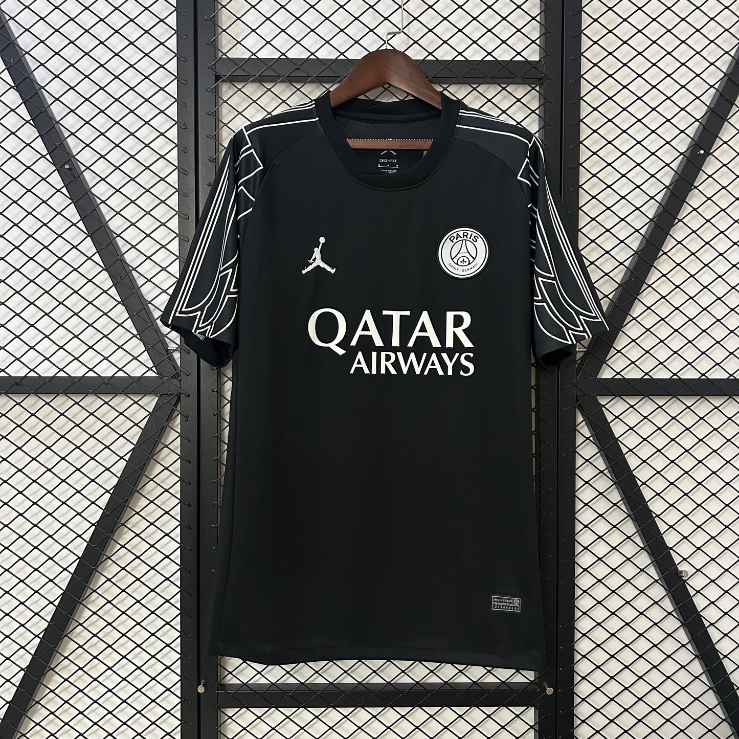 24/25 PSG Fourth Away Black Soccer Fan Jersey