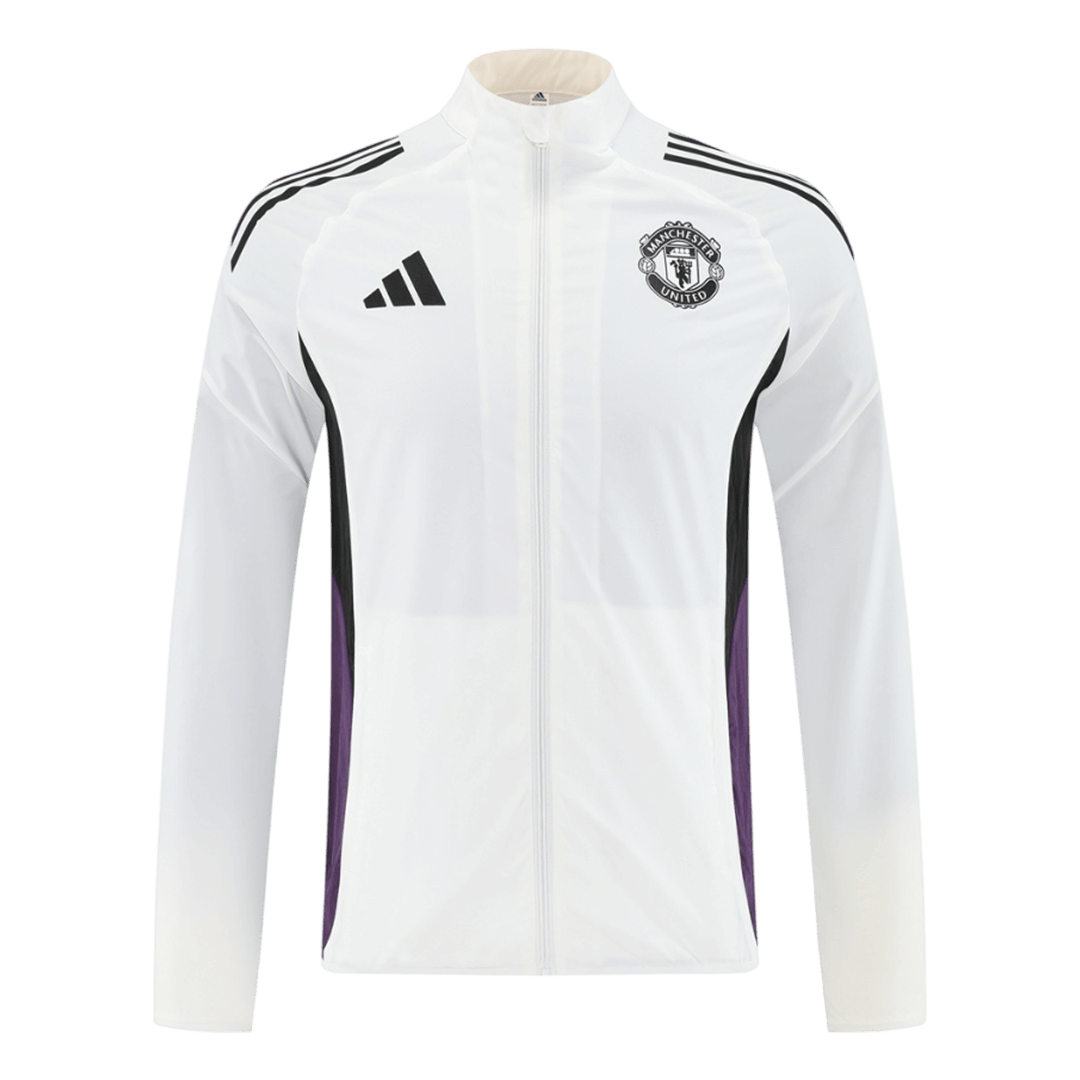Manchester United Windbreaker Jacket 2025/26 White
