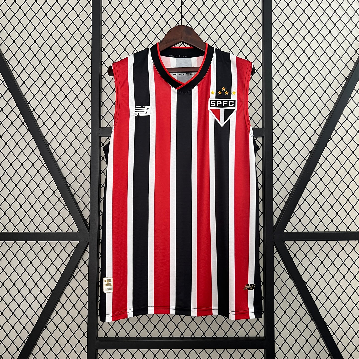 24/25 Sao Paulo Away Vest Sleeveless Football Fan Jersey