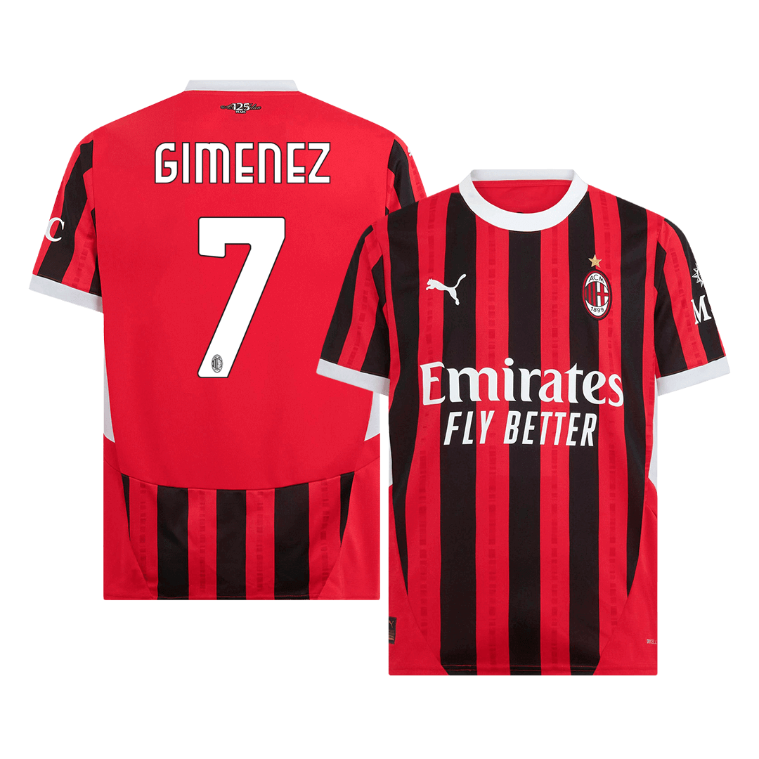 GIMENEZ #7 AC Milan Home Soccer Jersey 2024