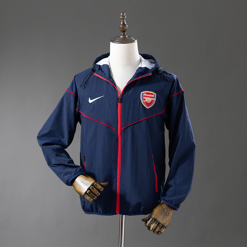 25/26 Arsenal Deep Blue Windbreaker