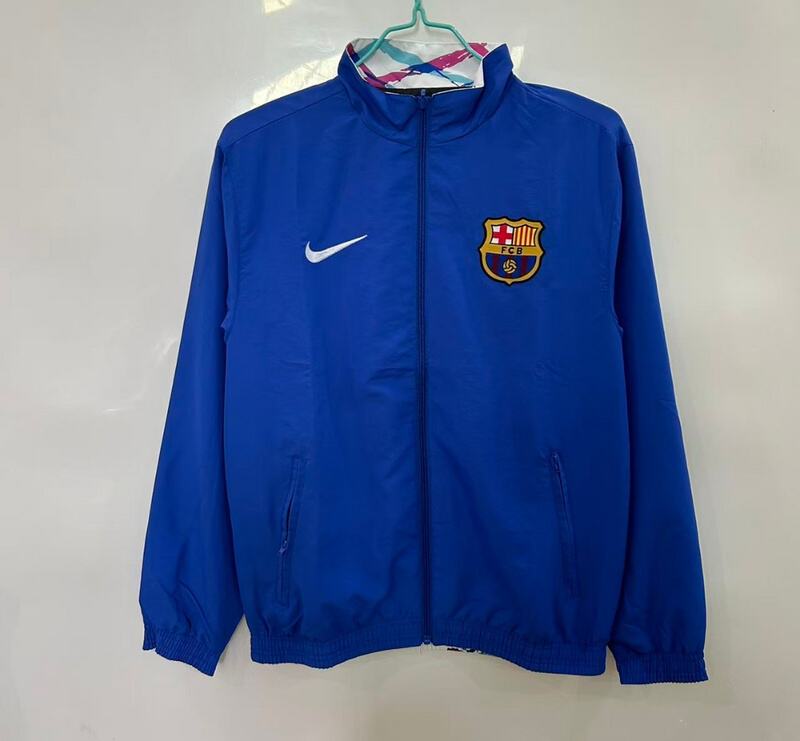 25/26 Barcelona blue white Windbreaker