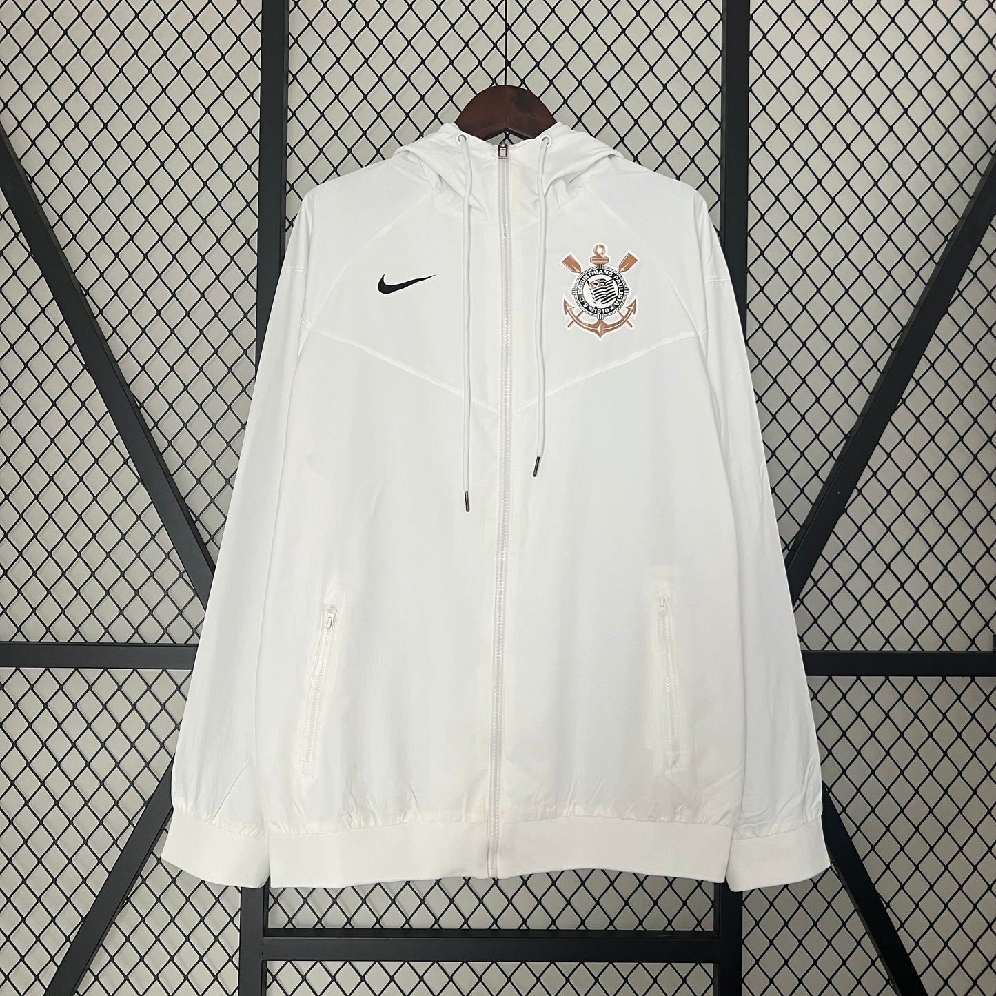 24/25 Corinthians White Windbreaker