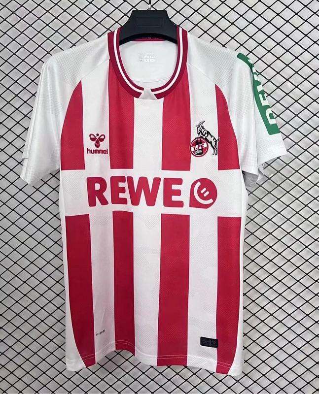 25/26 FC Koln home Soccer Fan Jersey