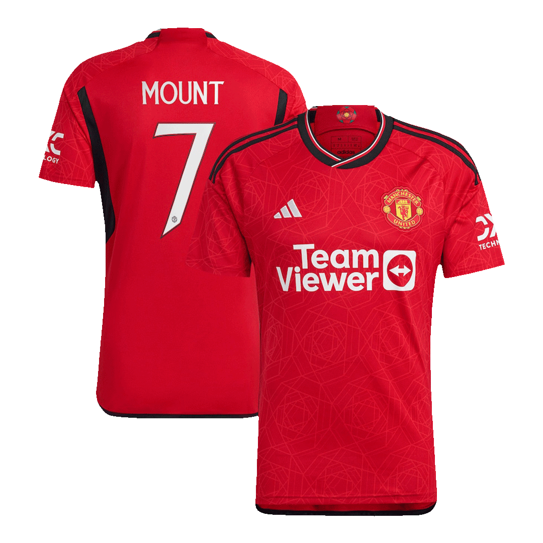MOUNT #7 Manchester United Home Jersey 2023/24 UCL