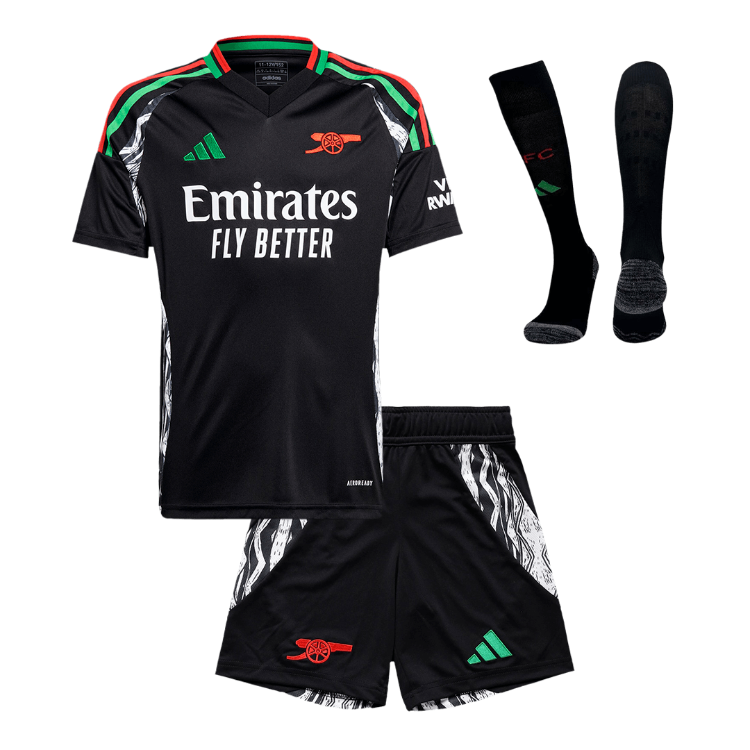 Arsenal Away Kids Soccer Jerseys Full Kit 2024/25
