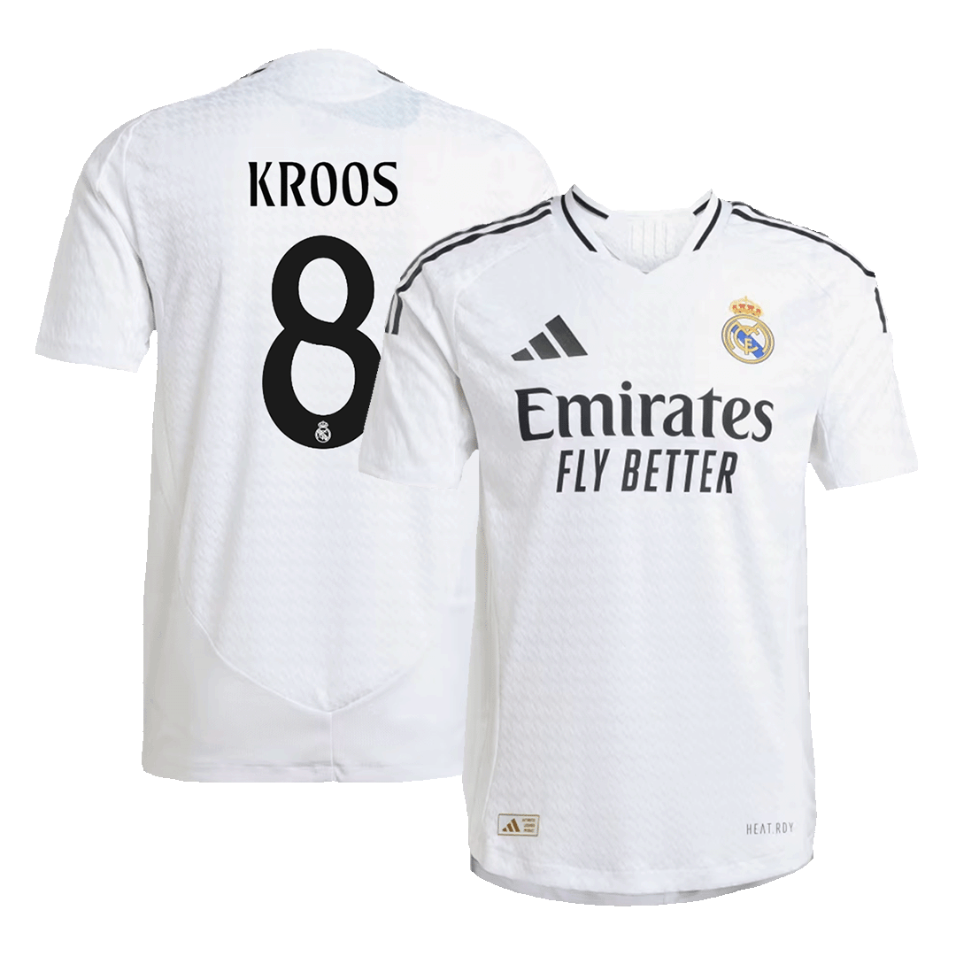 KROOS #8 Real Madrid Home Premium Soccer Jersey 2024/25