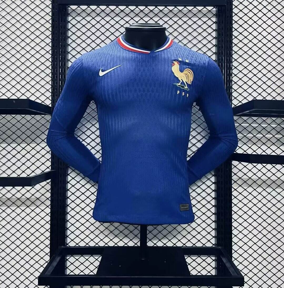 2024 France home long sleeve Stadium Jersey