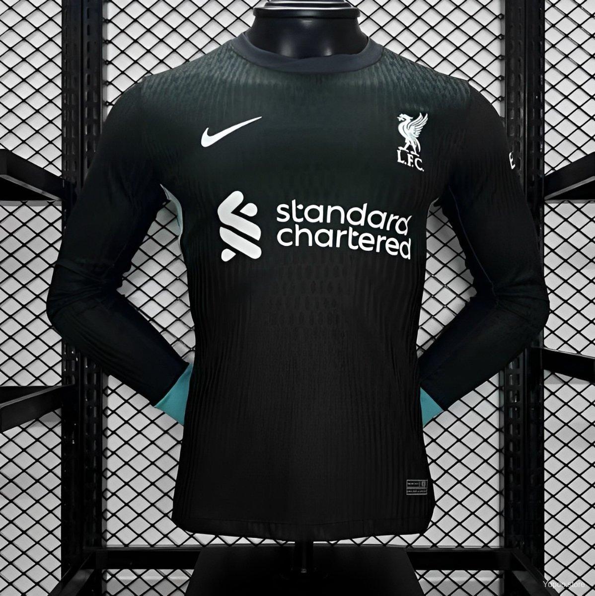 24/25 Liverpool Away Long Sleeve Player Fan Jersey