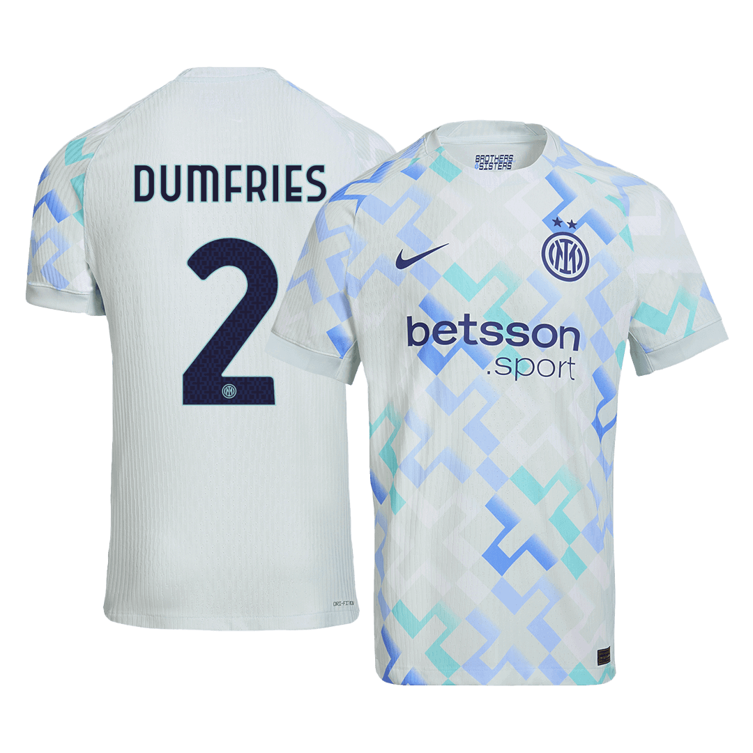 DUMFRIES #2 Inter Milan Away Premium Soccer Jersey 2025/26