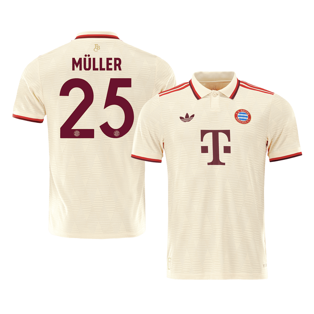 MULLER #25 Bayern Munich Third Away Premium Soccer Jersey 2024 UCL
