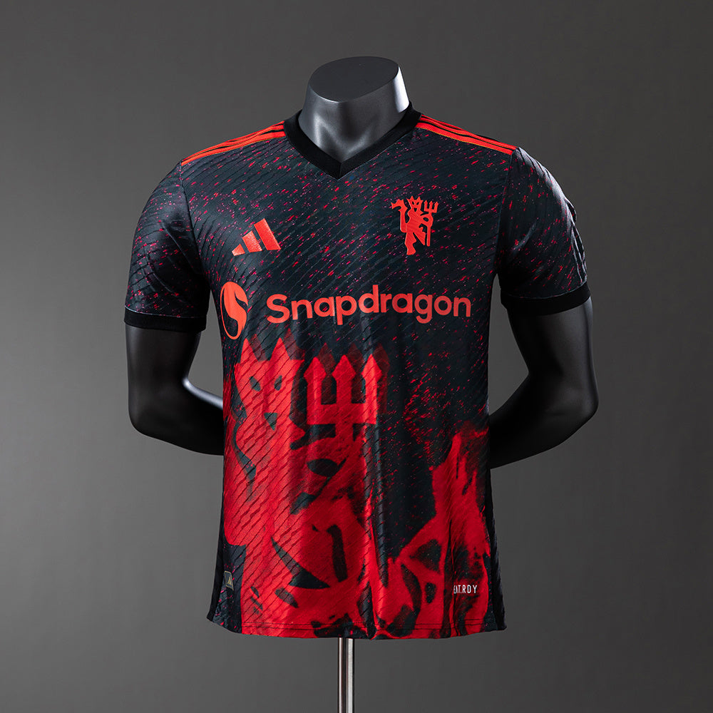 25/26 Manchester United Year of the Snake Red and Black Special Edition Stadium Jersey