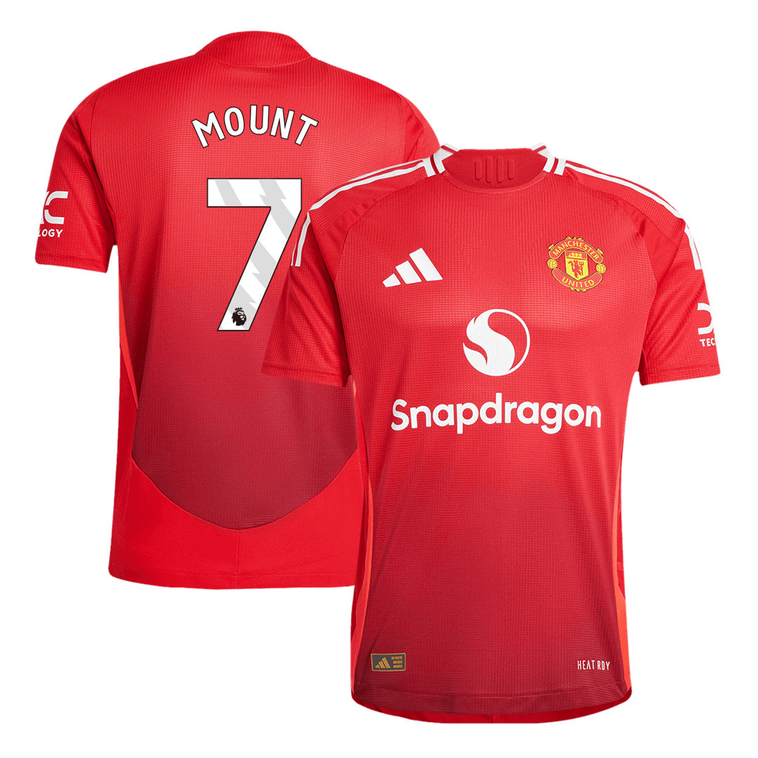 MOUNT #7 Manchester United Home Premium Soccer Jersey 2024/25